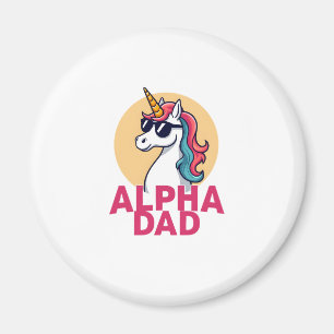 Funny Unicorn Dad Laufey Men Father's Day Christma Magnet