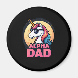 Funny Unicorn Dad Laufey Men Father's Day Christma Magnet