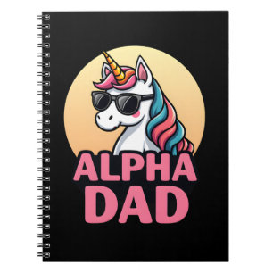Funny Unicorn Dad Laufey Men Father's Day Christma Notebook