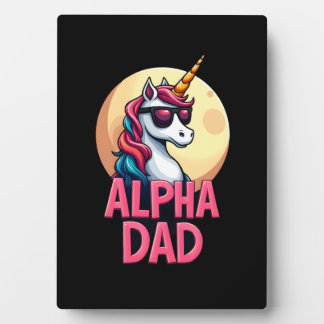 Funny Unicorn Dad Laufey Men Father's Day Christma Plaque