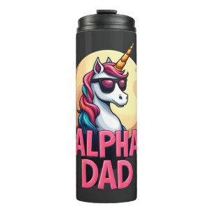 Funny Unicorn Dad Laufey Men Father's Day Christma Thermal Tumbler