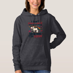 Funny Unicorn Fart Quote Vintage Rainbow Unicorn T Hoodie