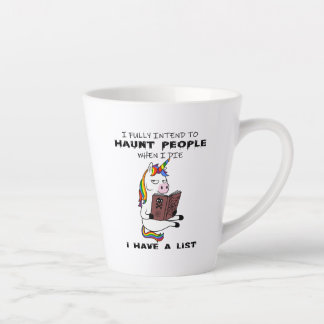 FUNNY UNICORN GIFT, Rainbow Unicorn, Cute Unicorn Latte Mug
