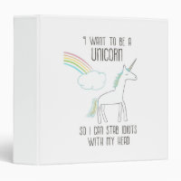 Funny Unicorn Illustration with Saying