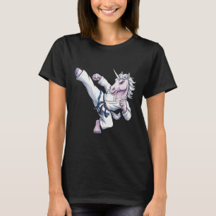 Funny Unicorn Karate Girl I Taekwondo Martial Arts T-Shirt