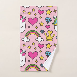 Funny Unicorn Motif rose Magique Cheval mignon