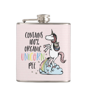Funny Unicorn - Organic Unicorn Pee Hip Flask