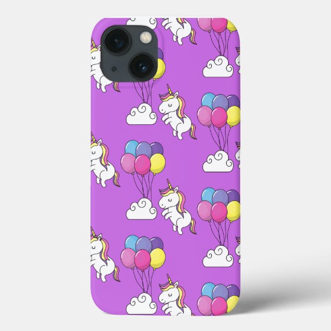 Funny Unicorn Pattern Magic Horse      Case-Mate iPhone Case (Back)