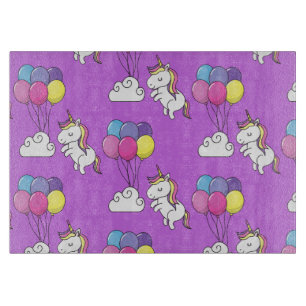 Funny Unicorn Pattern Magic Horse     Cutting Board