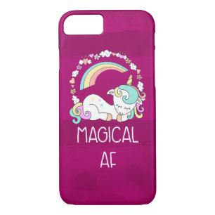 Funny Unicorn Saying Magical AF Case-Mate iPhone Case