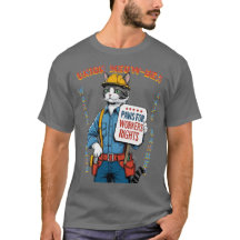 Funny Union Feline Member Labour Day