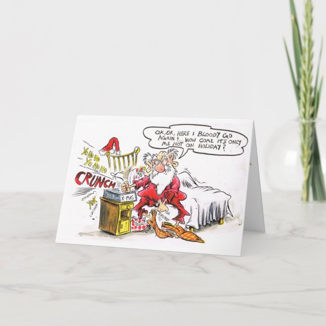 Funny Unique Christmas Card (Front)
