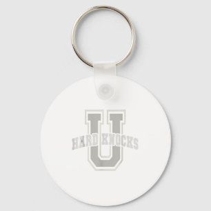 Funny University Of Hard Knocks Affirmation Colleg Keychain
