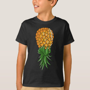 Funny Upside Down Pineapple Gift For Men Women Coo T-Shirt
