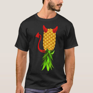 Funny Upside Down Pineapple Swinger Men Women T-Shirt