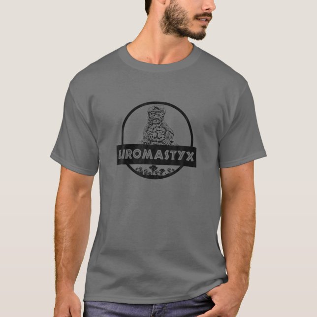 Funny Uromastyx Dino I Cute Agame Tee (Front)