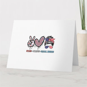 Funny US Flag Patriotic Card