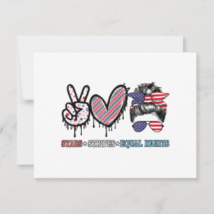 Funny US Flag Patriotic Holiday Card