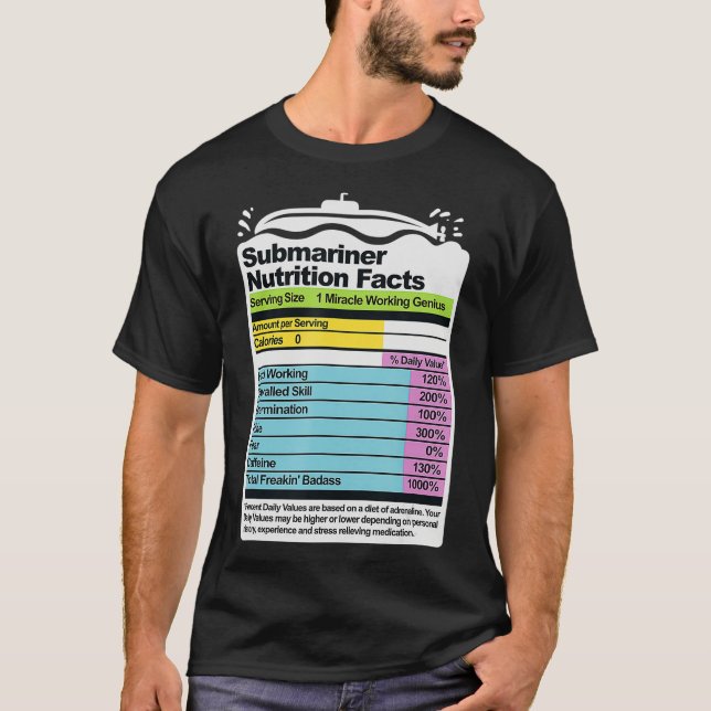 Funny US Military Submarine Gift for a Veteran  T-Shirt (Front)