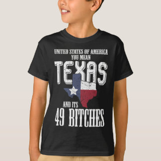 Funny Usa Flag United States Of America Texas T-Shirt