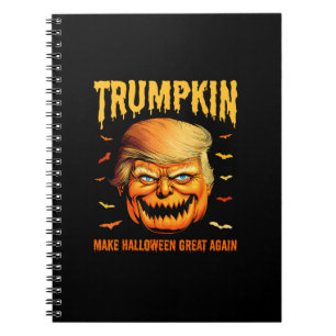 Funny Usa Pumpkin Trumpkin Make Halloween Great Ag Notebook