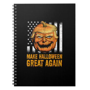 Funny Usa Trumpkin Make Halloween Great Again Notebook