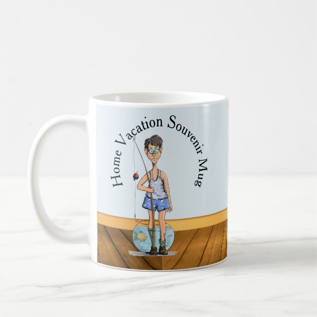 Funny Vacation Coffee Mug (Left)