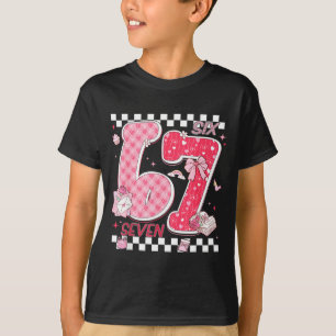 Funny Valentine 67 Six Seven Meme Pink Bow Boy Gir T-Shirt