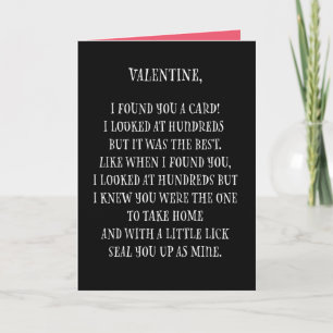 Funny Valentine Card
