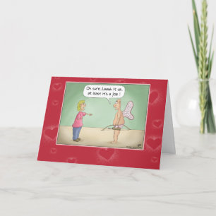 Funny Valentine Card: Laugh it up Holiday Card