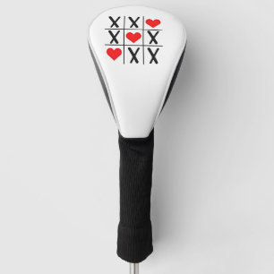 Funny Valentine Hearts Coules Matching Lovers  Golf Head Cover