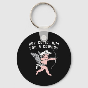 Funny Valentine Hey Cupid Keychain