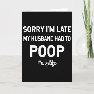 Funny Valentine Husbynd And Wife Poop Card