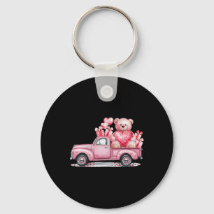 Funny Valentine Pink Lovely Car Womens Matching Va Keychain