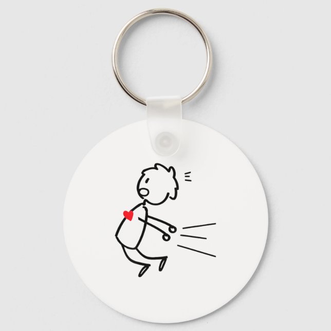 Funny Valentine’s Day Couple Matching For Men Wome Keychain (Front)