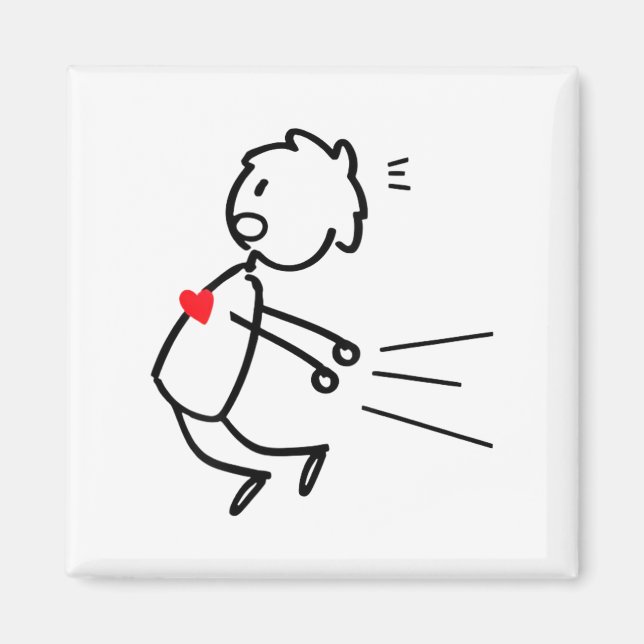 Funny Valentine’s Day Couple Matching For Men Wome Magnet (Front)