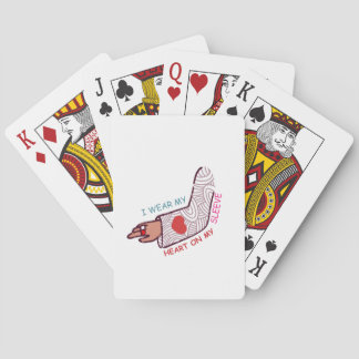 Funny Valentine’s Day Love Pun Lovecore Esthetic  Playing Cards
