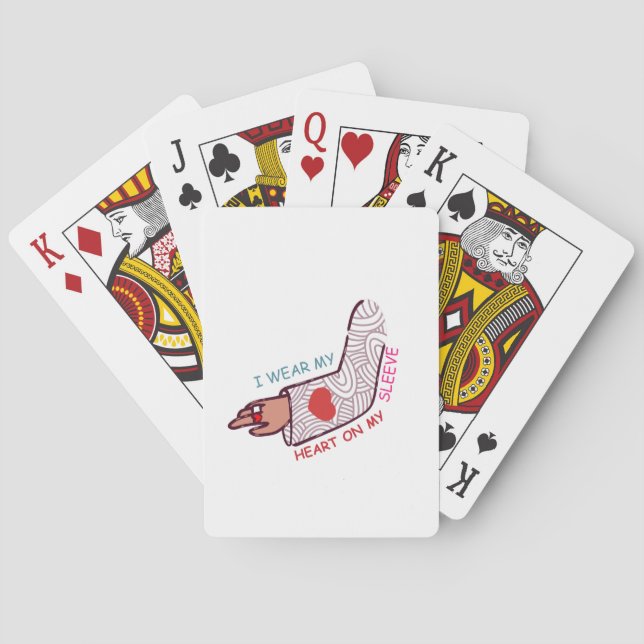 Funny Valentine’s Day Love Pun Lovecore Esthetic  Playing Cards (Back)