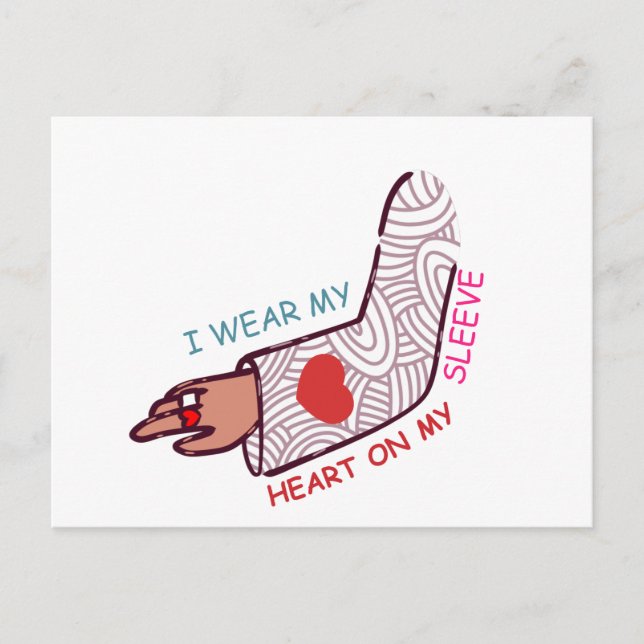 Funny Valentine’s Day Love Pun Lovecore Esthetic  Postcard (Front)