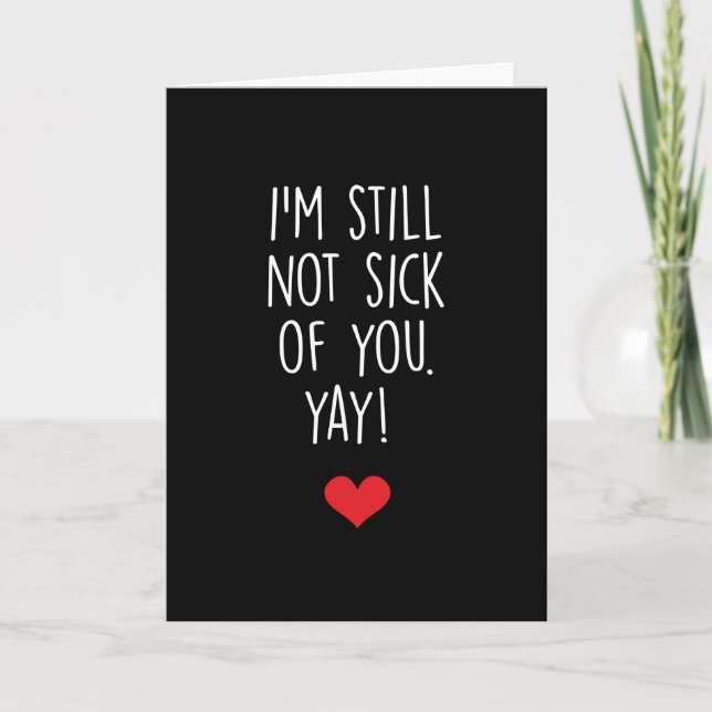Funny Valentines Carte de jour (Devant)
