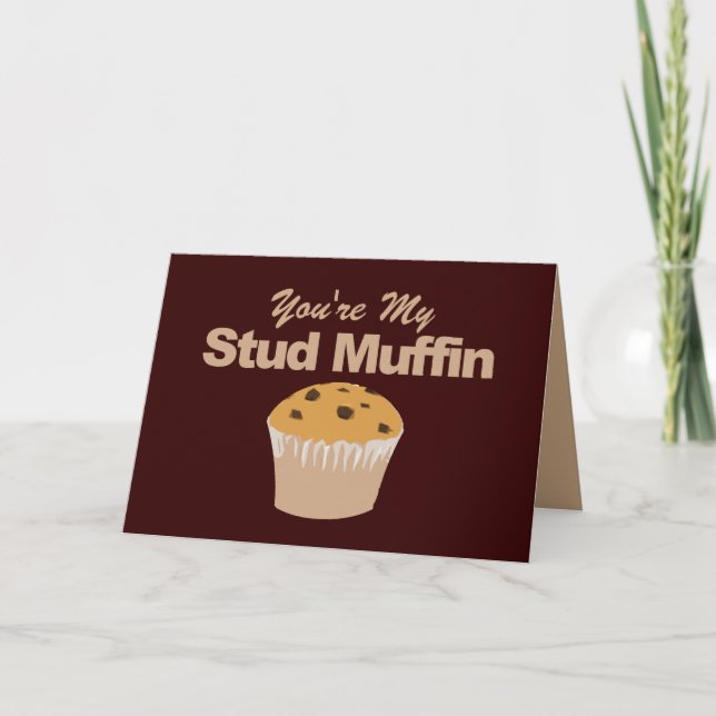 Funny Valentines Cartes de Jour, Muffin Stud (Devant)