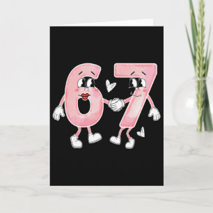 Funny Valentine's Day 6 7 Six Seven Meme Valentine Card