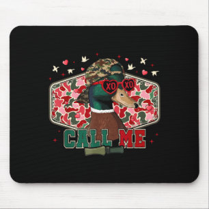 Funny Valentines Day Boy Duck Hunting Call Me Todd Mouse Pad