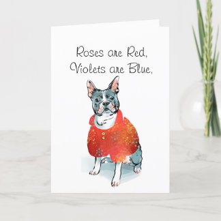 Funny Valentine's Day Card from Dog Mom