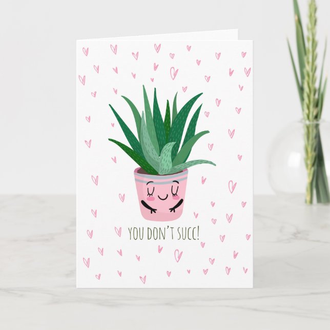 Funny Valentine's Day Card | You Don't Suck (Front)