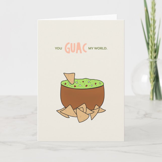 Funny Valentine's Day Card | You Rock my World (Front)