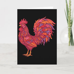 Funny Valentines Day Chicken Heart Chickens Mom Co Card