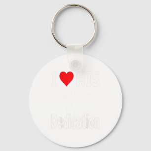 Funny Valentine's Day Couple Matching I Love His D Keychain