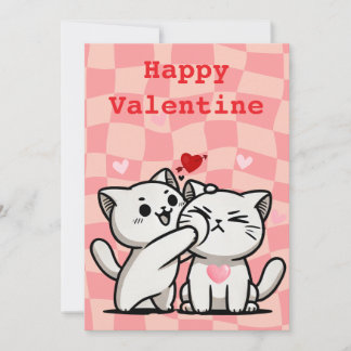 Funny valentines day Flat Holiday Card