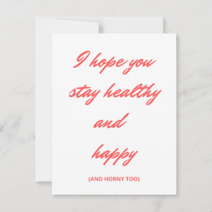 Funny Valentine's day gift and card